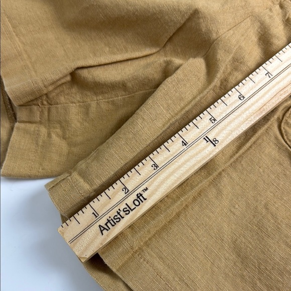 Dagg & Stacey Cotton Shorts Tan Size Small - Picture 8 of 8